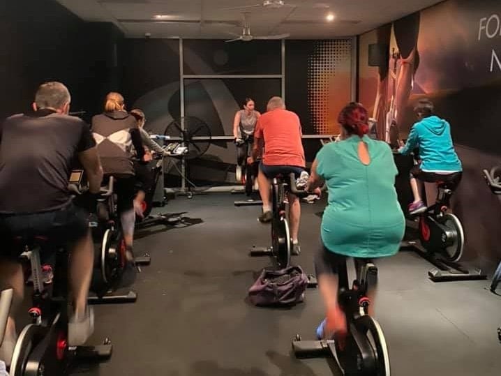 Advance Fitness Gym Group Cycle Room